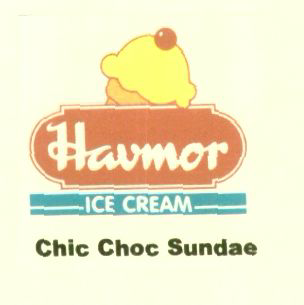 Havmor Ice Cream, Chic Choc Sundae[label] Device mark 1456392 Trademark