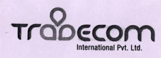 Tradecom International Pvt.ltd. Device mark 1837243 Trademark