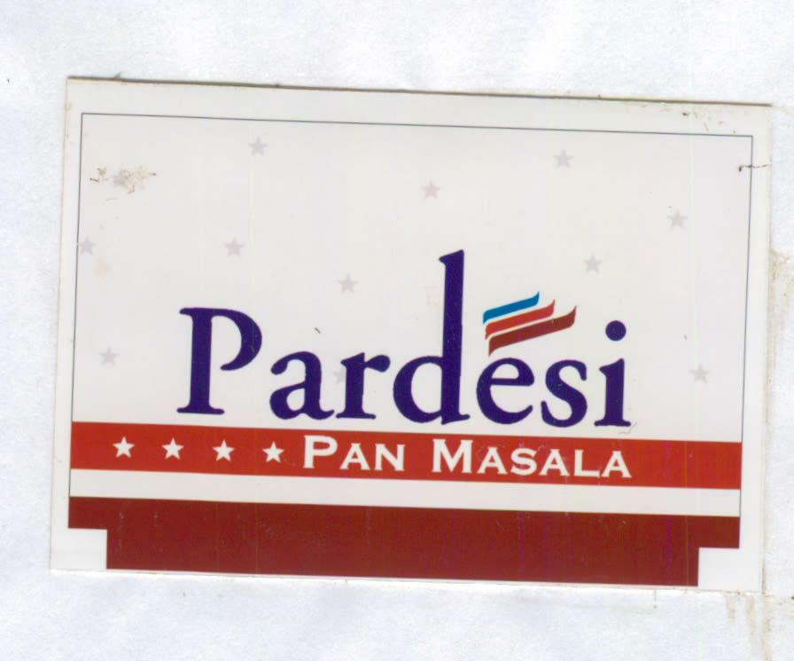 Pardesi Pan Masala (label) Device mark 1421018 Trademark