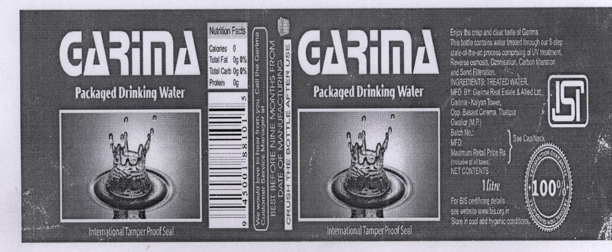 Garima (label) Device mark 1784932 Trademark