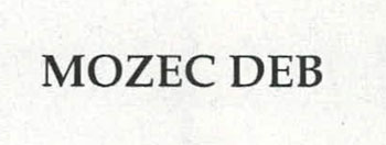 Mozec Deb Device mark 2312997 Trademark