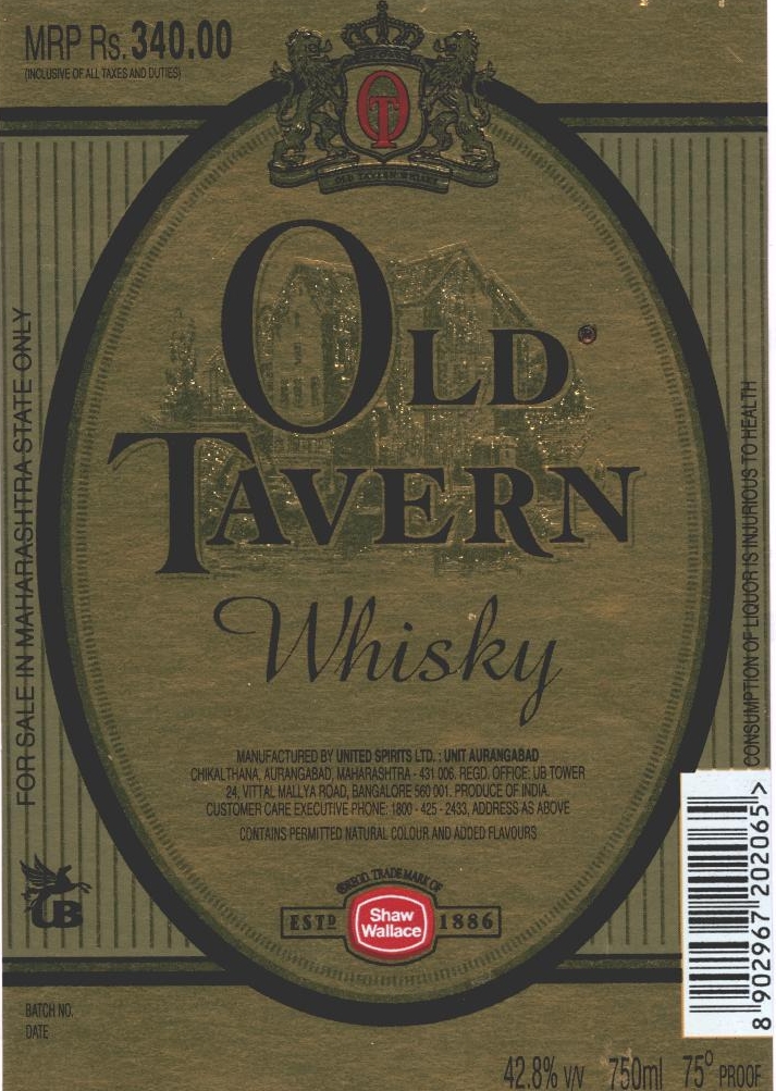 Old Tavern Whisky Device mark 2231122 Trademark