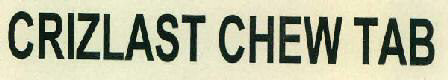 Crizlast Chew Tab Device mark 2686562 Trademark