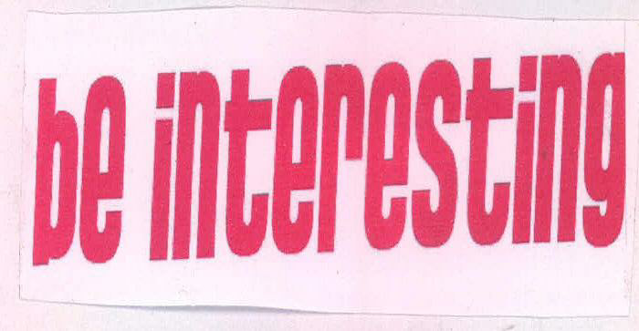 Be Interesting Device mark 2267400 Trademark