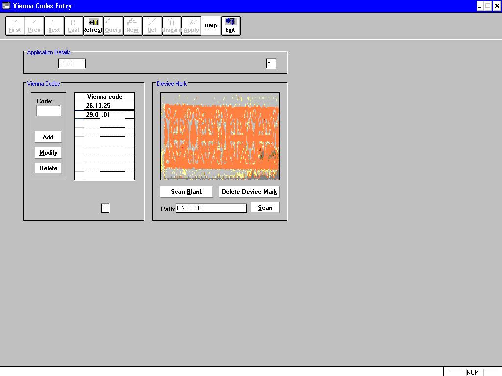 Amrutanjan Device mark 8909 Trademark