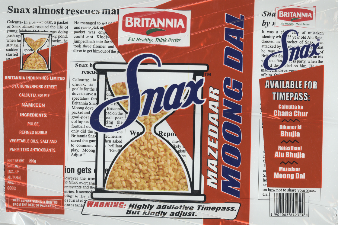 Britannia Snax Mazedar Moong Dal Device mark 891421 Trademark