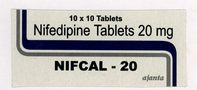 Nifcal - 20 (lable) Device mark 1518035 Trademark