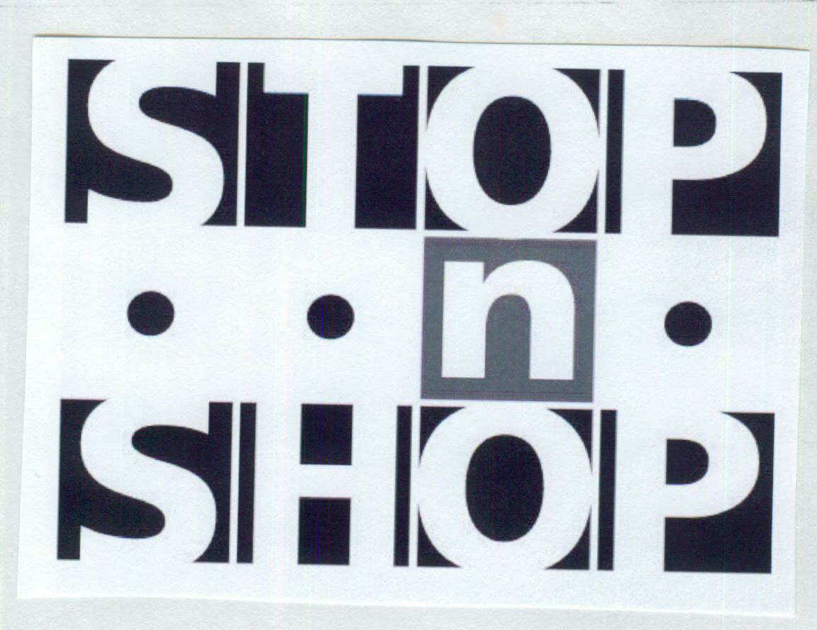 Stop N Shop (label) Device mark 1452164 Trademark