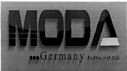 Moda Germany (device) Device mark 2501869 Trademark