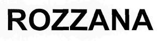 Rozzana Device mark 2593936 Trademark