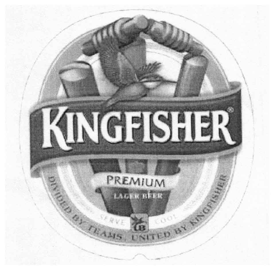 Kingfisher Premium Lager Beer Device mark 3100018 Trademark