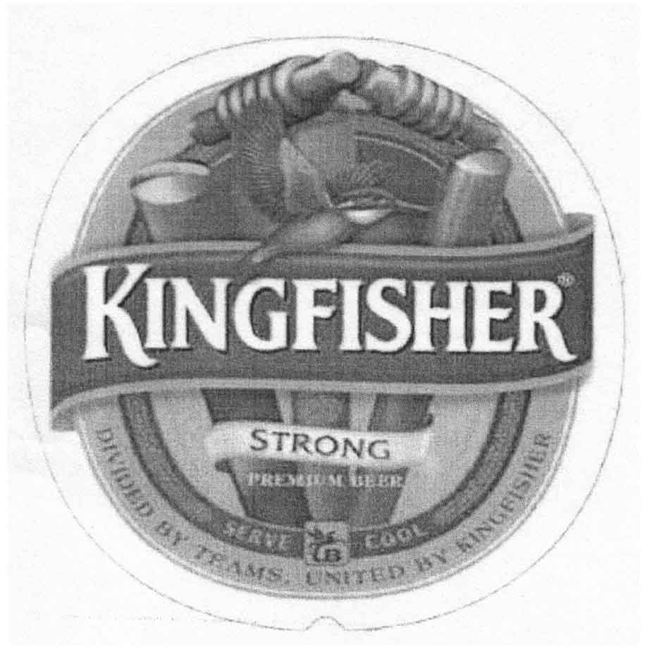 Kingfisher Strong Premium Beer Device mark 3100019 Trademark