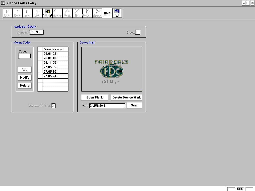 Fdc Agillin Device mark 151890 Trademark