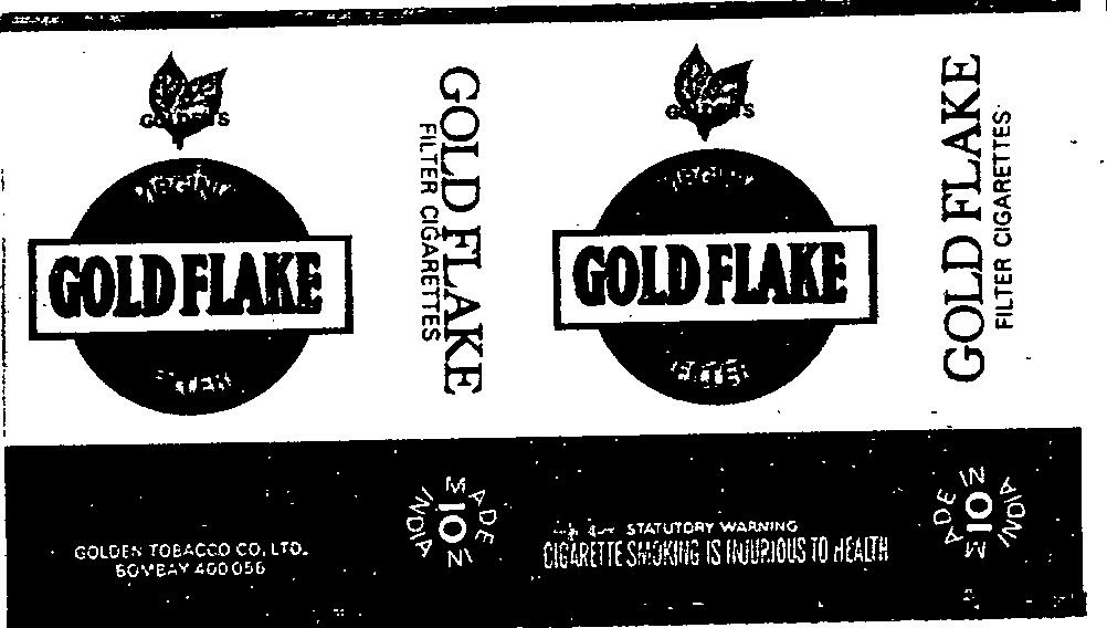Gold Flake Device mark 347870 Trademark