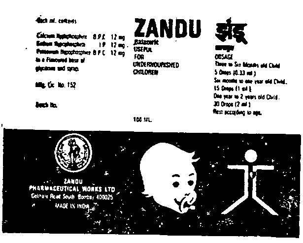 Zandu Device mark 307300 Trademark