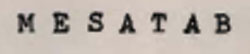 Mesatab Device mark 631495 Trademark