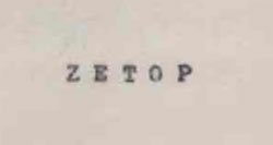 Zetop Device mark 631784 Trademark