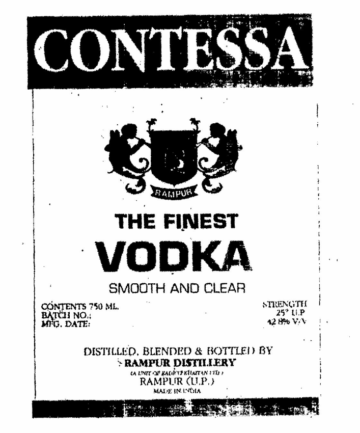 Contessa Vodka Device mark 592300 Trademark