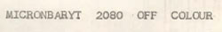 Micronbaryt 2080 Off Colour Device mark 707184 Trademark