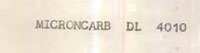 Microncarb Dl 4010 Device mark 706925 Trademark