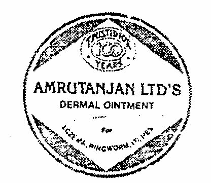 Amrutanjan (label) Device mark 599781 Trademark