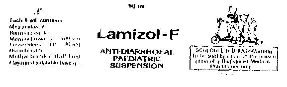 Lamizol-f (label) Device mark 554977 Trademark