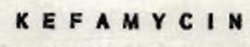 K E F A M Y C I N Device mark 681845 Trademark