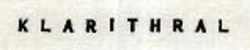 K L A R I T H R A L Device mark 681848 Trademark