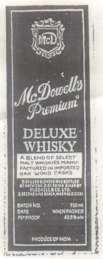 Deluxe Whisky Device mark 437903 Trademark