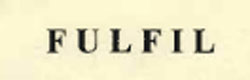 F U L F I L Device mark 930062 Trademark