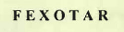 F E X O T A R Device mark 930065 Trademark