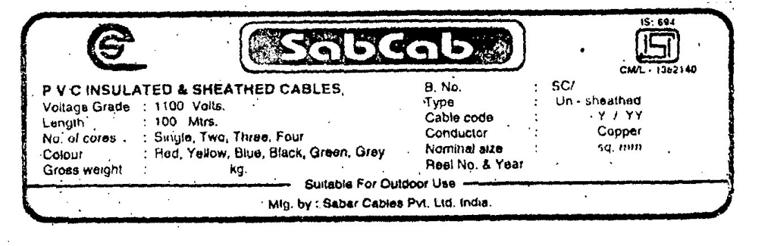 Sabcab Device mark 861728 Trademark