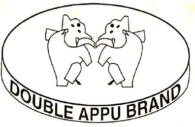 Double Appu Brand (device Of Elephant) Device mark 907441 Trademark