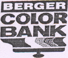 Berger Color Bank. (label) Device mark 991398 Trademark