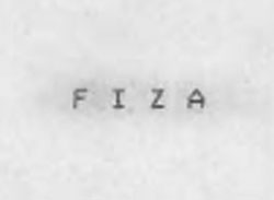 Fiza Device mark 1037070 Trademark