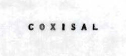 Coxisal Device mark 1066542 Trademark