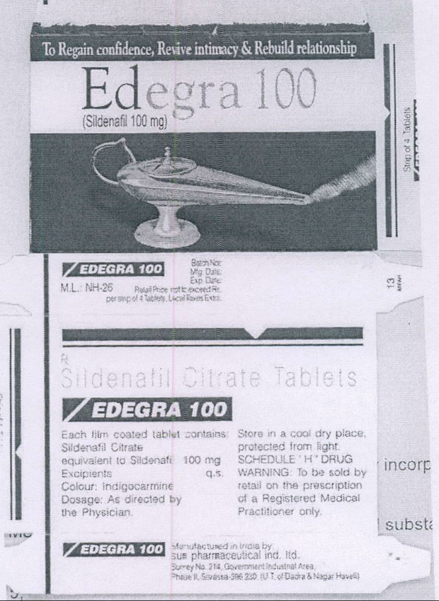 Edegra 100 Device mark 981263 Trademark