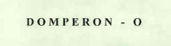 Domperon -o Device mark 1096336 Trademark