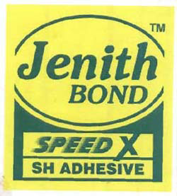 Jenith Bond (lable Device Of Speed X ) Device mark 1126549 Trademark