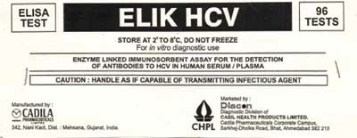Elik Hcv(label) Device mark 1156215 Trademark