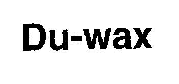 Du-wax Device mark 1102255 Trademark