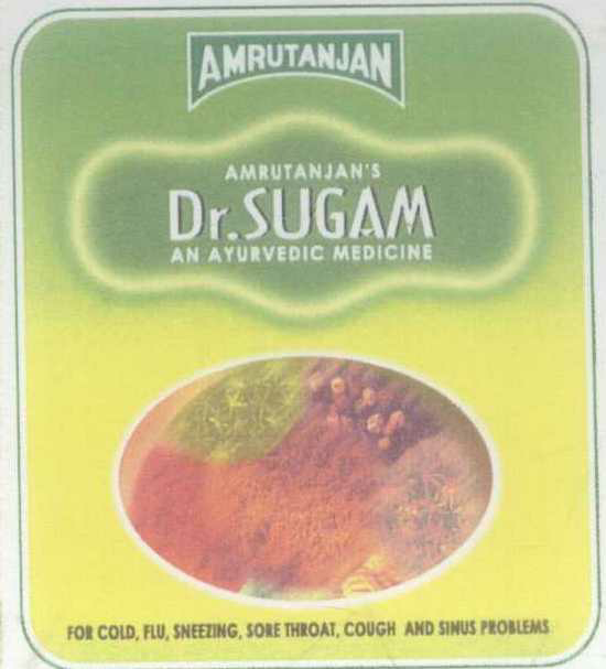 Amrutanjan (label) Device mark 1131976 Trademark