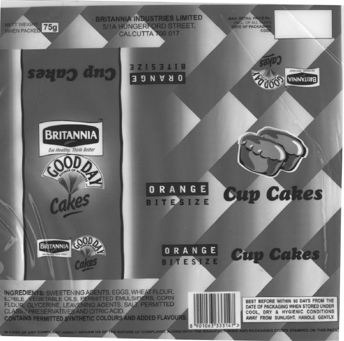 Britannia Good Day Cakes Device mark 907535 Trademark