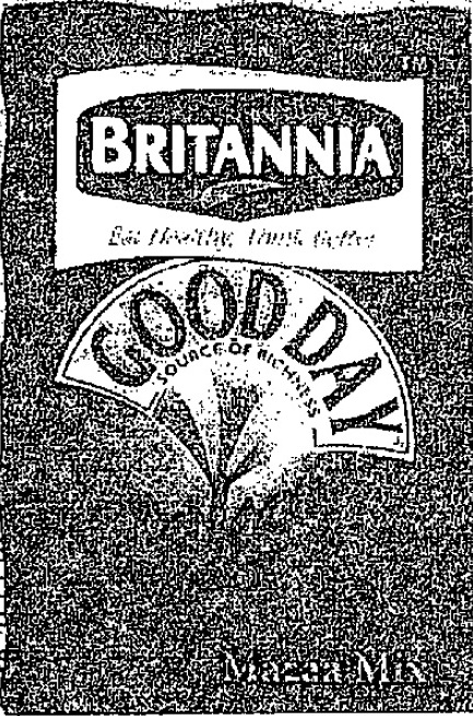 Britinnia Good Day Cakes Device mark 907539 Trademark