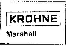 Krohne Marshall Device mark 1260494 Trademark