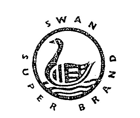 Swan Super Brand (lable) Device mark 1206689 Trademark