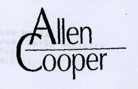 Allen Cooper (label) Device mark 902919 Trademark