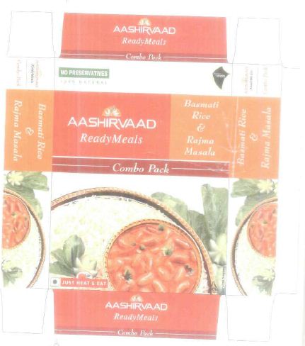 Aashirvaad Basmatii Rice & Rajma Masala Device mark 1401240 Trademark