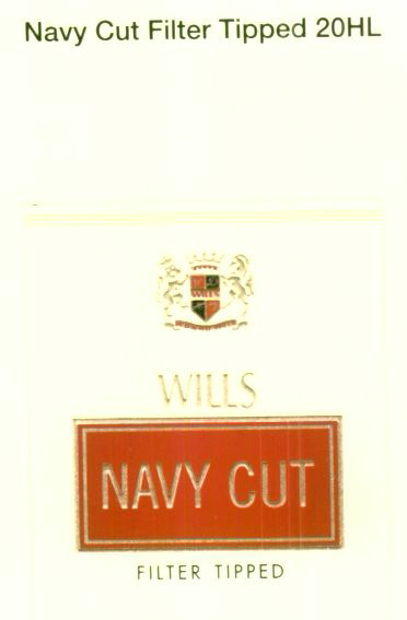 Wills Navy Cut Filter Tipped, Wills Shild De. (label) Device mark 1486628 Trademark