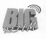 Big 92.7 Fm (label) Device mark 1486764 Trademark